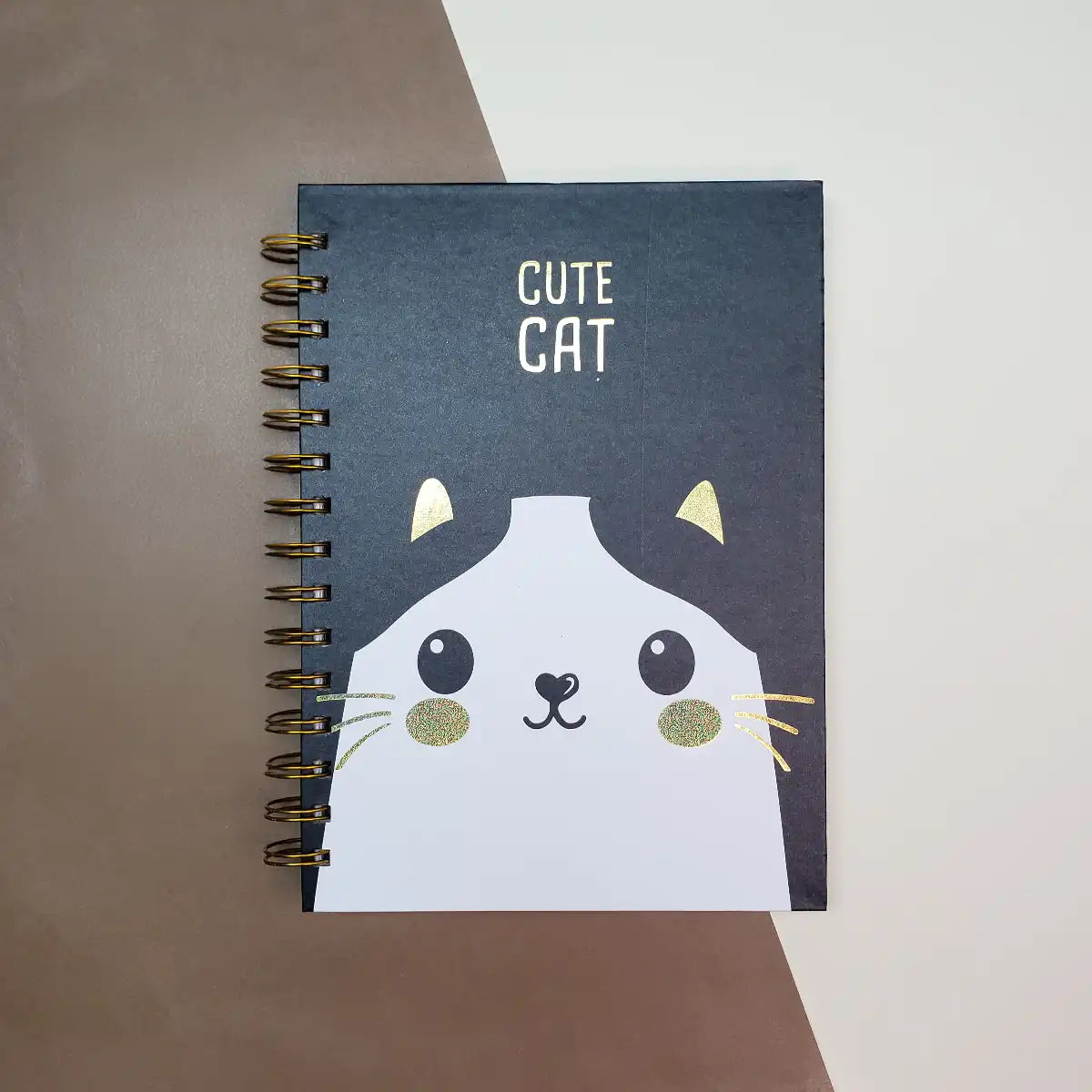 Cuaderno de Líneas Gatito Grande Cute Cat