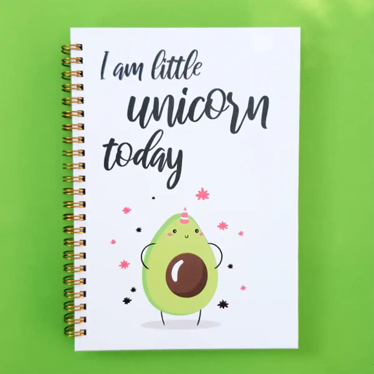 Cuaderno de Puntos A5 de Palta Kawaii I am a Little Unicorn Today