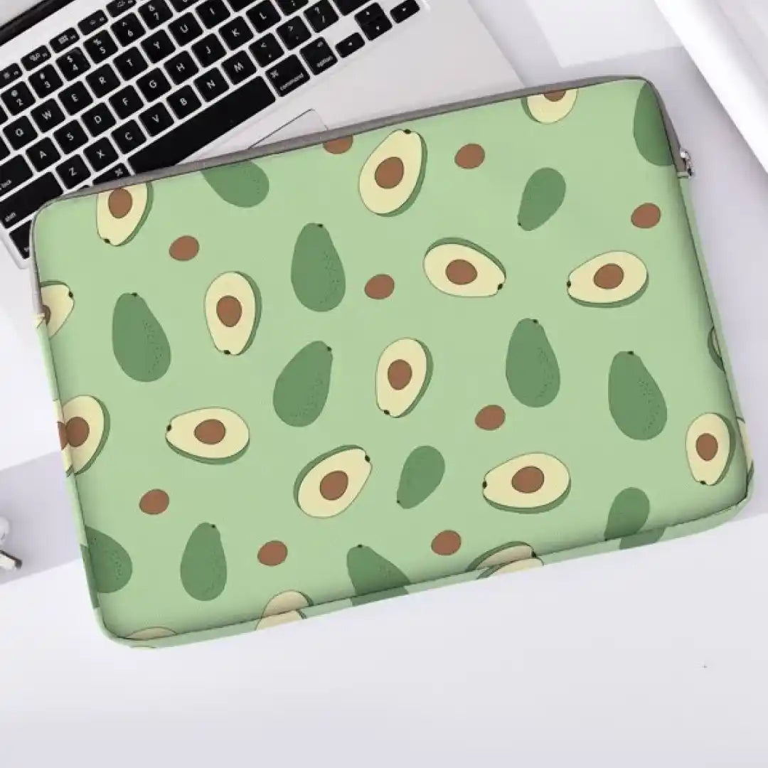 Funda para notebook con estampado de palta