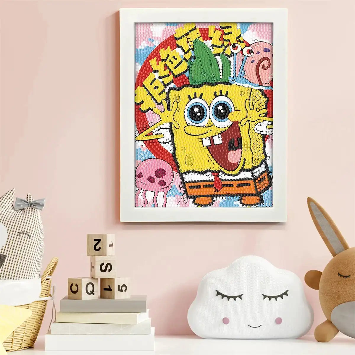 Kit DIY Pintura De Diamante Bob Esponja