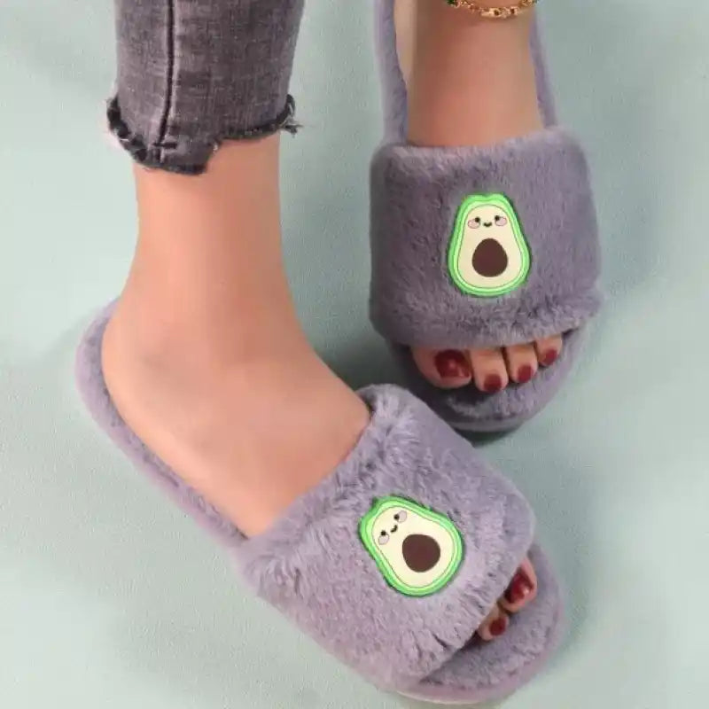 Pantufla de Palta Kawaii Punta Abierta