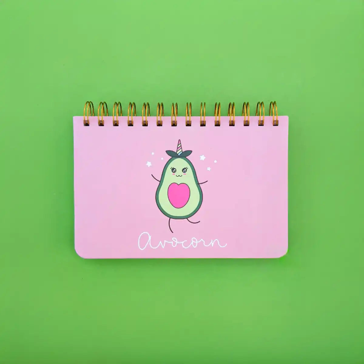 Planner Semanal Tapa Dura Palta Kawaii Avocorn