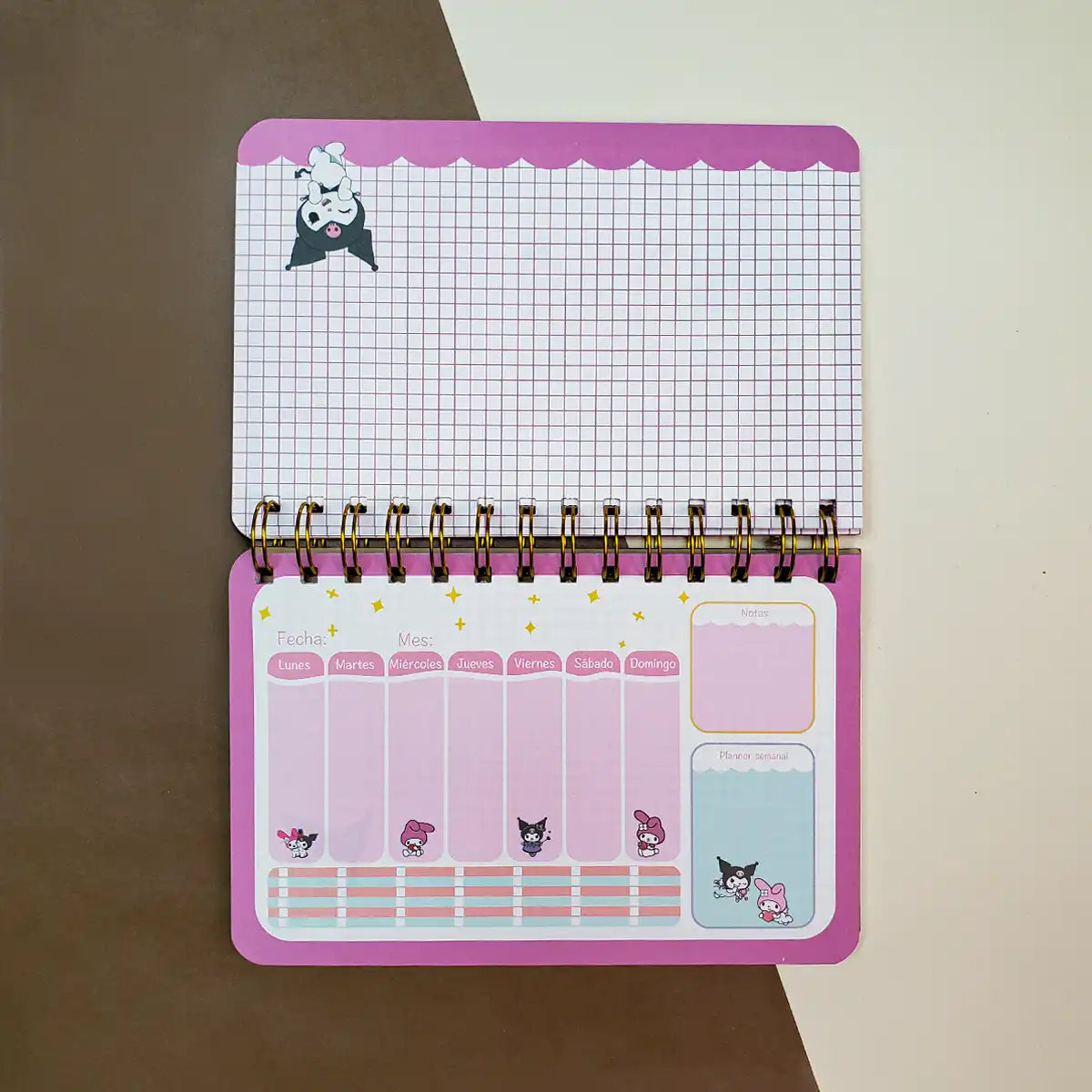 Planner Semanal Kuromi