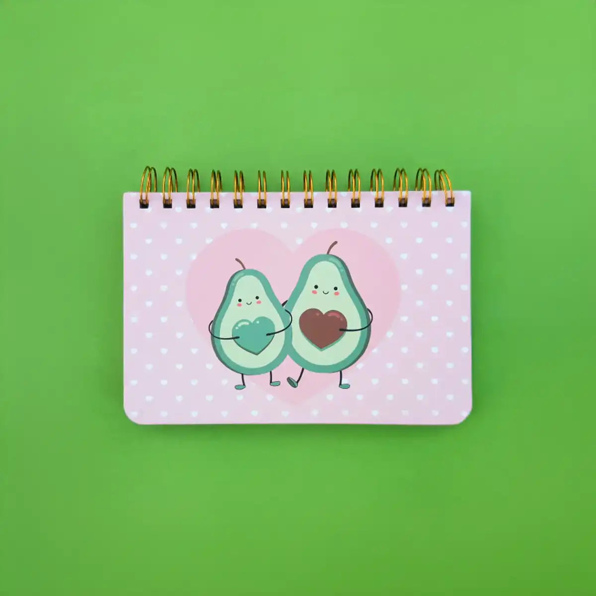 Planner Semanal Tapa Dura Palta Kawaii Cuesco Corazones