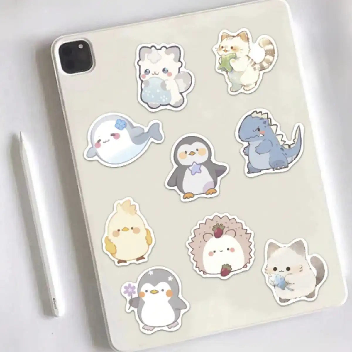 Stickers Impermeables Animalitos Kawaii 50 pcs.