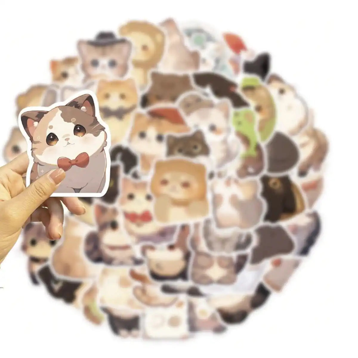 Stickers de Gatitos Kawaii 50 pcs.