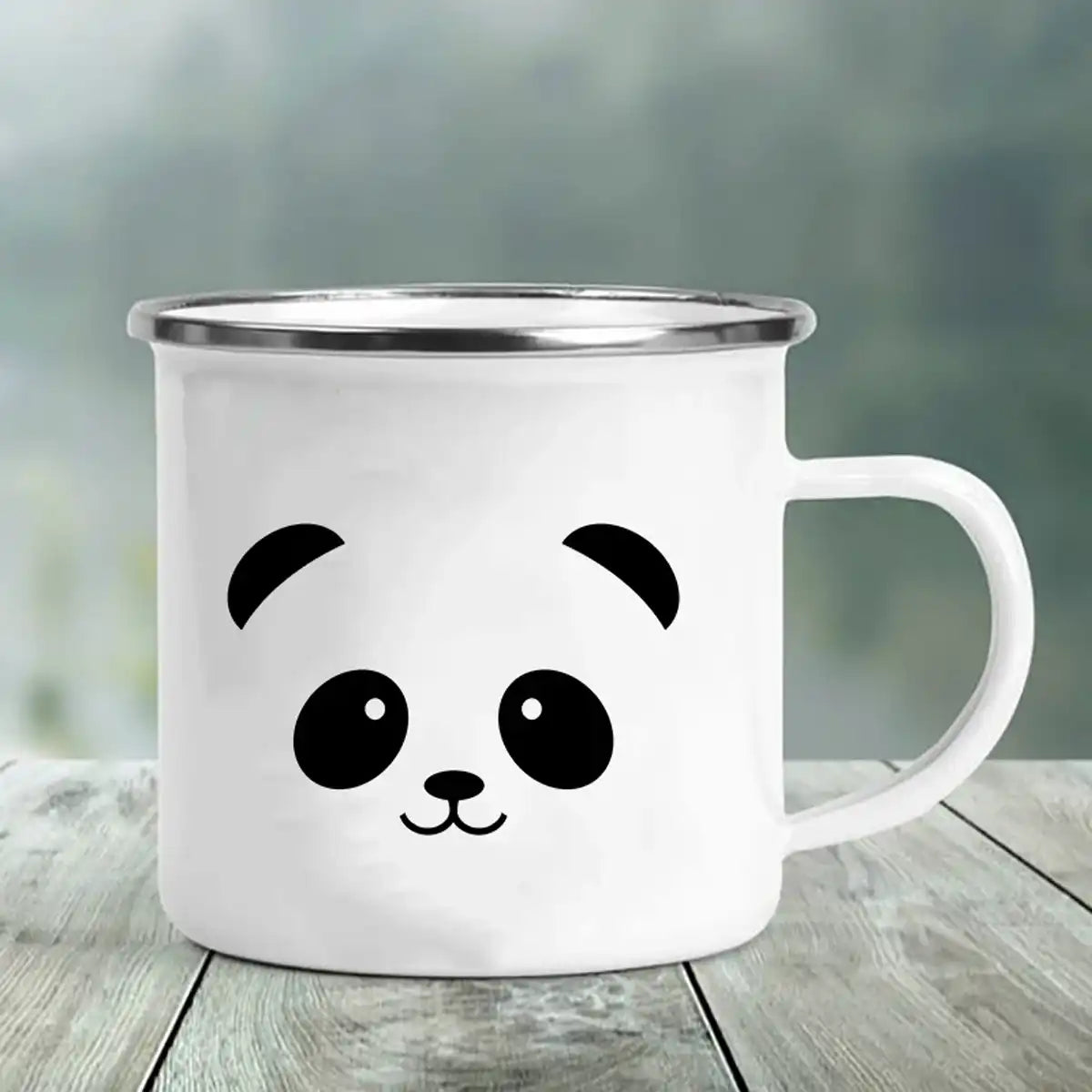 Taza de café 360 ml con estampado Oso Panda Kawaii