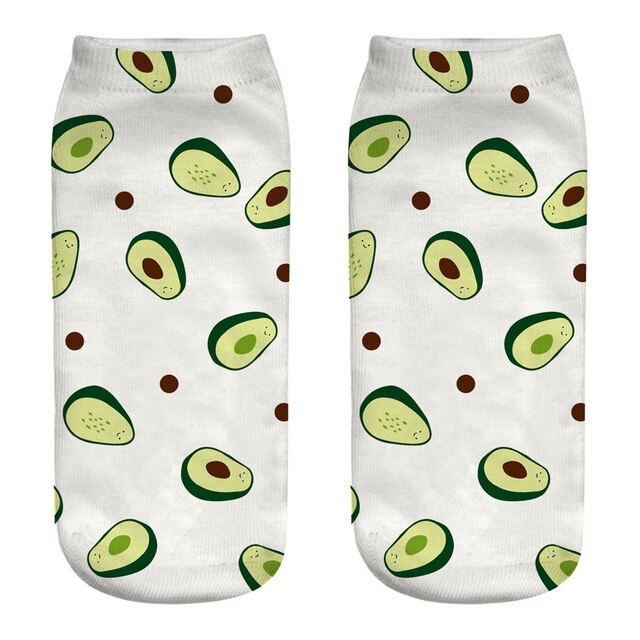 Calcetines con estampado de palta