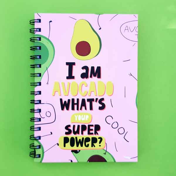 Cuaderno Palta A5 Con Líneas I am Avocado