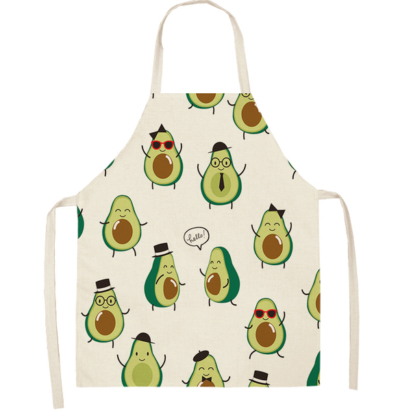 Delantal con estampado de palta para adultos