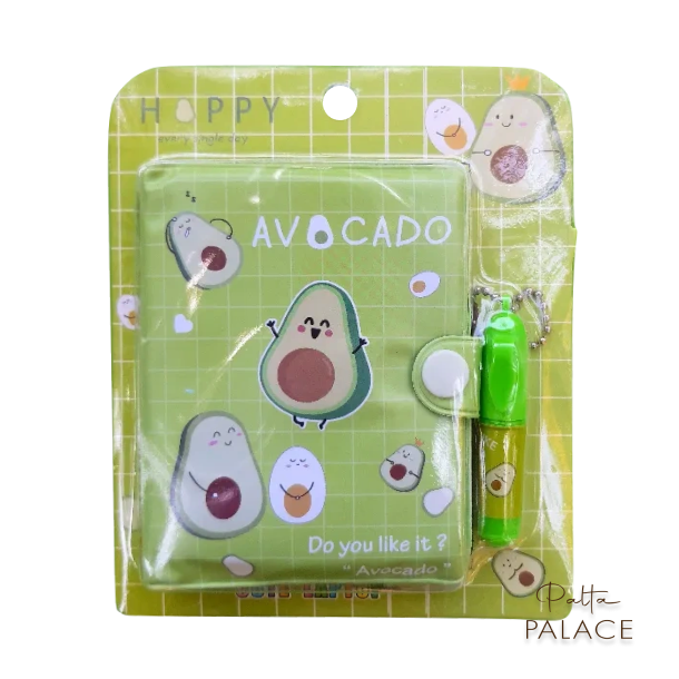 Mini Agenda Palta Kawaii con Lápiz 1 un.