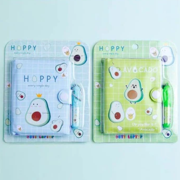 Mini Agenda Palta Kawaii con Lápiz